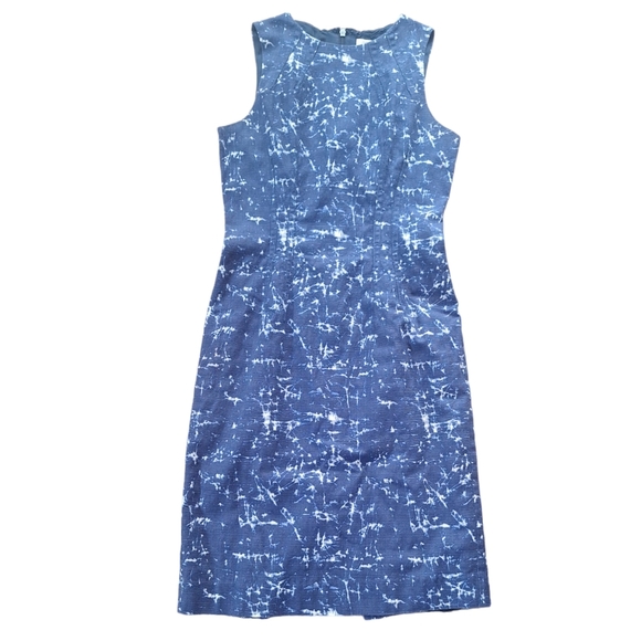 Michael Michael Kors Blue Sleeveless Sheath Dress 2 - Picture 1 of 10